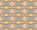 Hand drawn abstract eclectic seamless pattern. Soft colors, textile design, wrapping paper or cover in pastel tones - yellow, blue