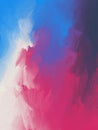 abstract painting illustration in multiple colors for background. oil paint stroke on canvas in color gradation. Royalty Free Stock Photo