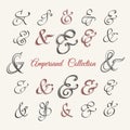 Hand drawn Ampersand Collection