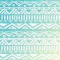 Hand Drawn Aztec Tribal Seamless Background