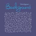 Hand-drawn background arrows art set Royalty Free Stock Photo