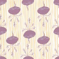 Hand drawn beet seamless pattern. Funny beetroot backdrop