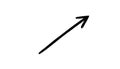 Hand-drawn black arrow sketch pointing up right on transparent background Royalty Free Stock Photo