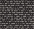 Hand drawn black and white ink striped seamless pattern. Vector grunge lattice texture. Monochrome brush strokes lines background Royalty Free Stock Photo