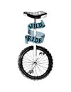 Hand drawn monocycle Royalty Free Stock Photo