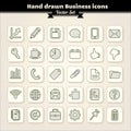 Hand Drawn Business Icons