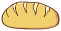 Hand Drawn Cartoon Loaf Bread