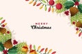 hand drawn christmas background concept vector design Royalty Free Stock Photo