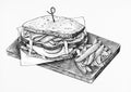 Hand-drawn club sandwich illustration Royalty Free Stock Photo