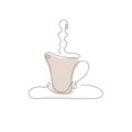 Hand drawn coffee cup Royalty Free Stock Photo