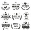 Hand Drawn Coffee Label Set