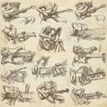 An hand drawn collection, full sized pack - GUITAR SOLO