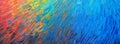 Hand drawn colorful painting abstract art panorama background colors texture