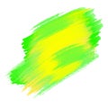 Hand drawn creative colorful brush strokes Royalty Free Stock Photo