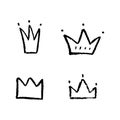 Hand drawn crowns