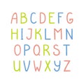 Cute latin alphabet