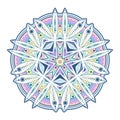 Hand drawn doodle mandala in vector format