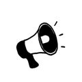 Hand drawn doodle megaphone illustration cartoon vector