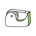Hand drawn Doodle scotch tape icon