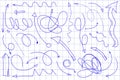 Hand-Drawn Doodle Set With Arrows Royalty Free Stock Photo