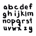 Hand Drawn English Alphabet (small letters).