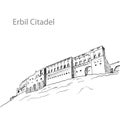 Erbil citadel Kurdistan of Iraq