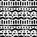 Hand drawn ethnic seamless pattern in native style Royalty Free Stock Photo