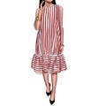 Hand drawn Fashion Illustration - girl wearing summer dress - Illustration