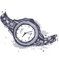 Hand drawn fashion watches Royalty Free Stock Photo