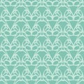Hand-drawn floral background. Texture lace. Light flowers on a mint green background. Vector seamless pattern in doodle Royalty Free Stock Photo