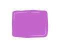 Hand Drawn Fluid Rectangle Patch Frame Royalty Free Stock Photo