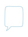 Hand Drawn Fluid Speech Box Icon Royalty Free Stock Photo