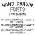 Hand Drawn Fonts