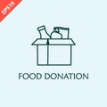 hand drawn food donations design icon vector flat isolated illustration