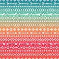 Hand drawn geometric ethnic tribal seamless pattern. Wrapping paper. Scrapbook. Doodles style. Tribal native vector Royalty Free Stock Photo