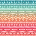 Hand drawn geometric ethnic tribal seamless pattern. Wrapping paper. Scrapbook. Doodles style. Tribal native vector Royalty Free Stock Photo