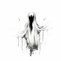 Hand-Drawn Ghost Illustrations