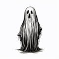 Hand-Drawn Ghost Vector Art