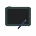 Hand Drawn Graphics Tablet Vector Illustration Royalty Free Stock Photo