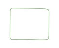 Hand Drawn Green Organic Text Frame Royalty Free Stock Photo