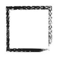 Hand drawn Grunge square rectangle frames.