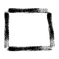 Hand drawn Grunge square rectangle frames.