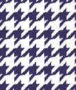 Hand drawn ikat houndstooth seamless pattern Royalty Free Stock Photo