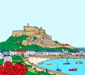 Mont Orgueil Castle & Gory Harbour