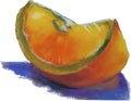 Hand drawn image of orange