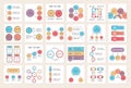 Hand Drawn Infographics Bundle Royalty Free Stock Photo
