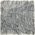 Hand Drawn Ink Sketch Of Wavy Lines On White Background Royalty Free Stock Photo