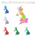 Hand-drawn Map Of United Kingdom.