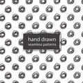 Hand drawn marker and ink seamless patterns-5 Royalty Free Stock Photo