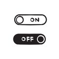 Hand drawn On off icon. Switch button. Vector illustration. doodle style